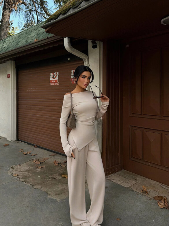 Komplet 2w1 Puerto jasnobeżowy 