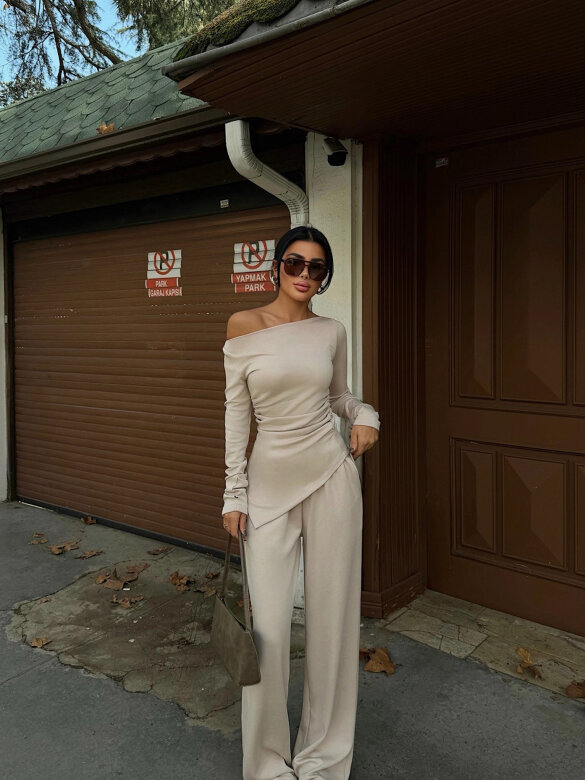 Komplet 2w1 Puerto jasnobeżowy 