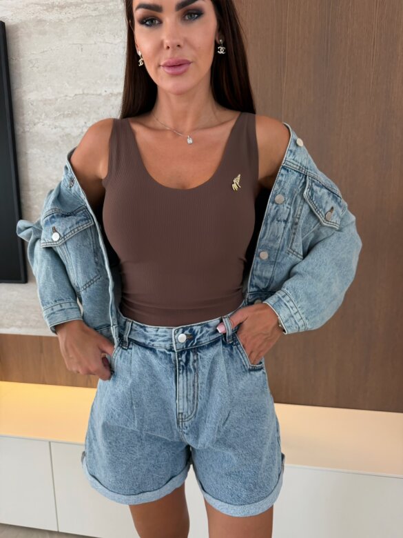 Body Santea with viscose brown