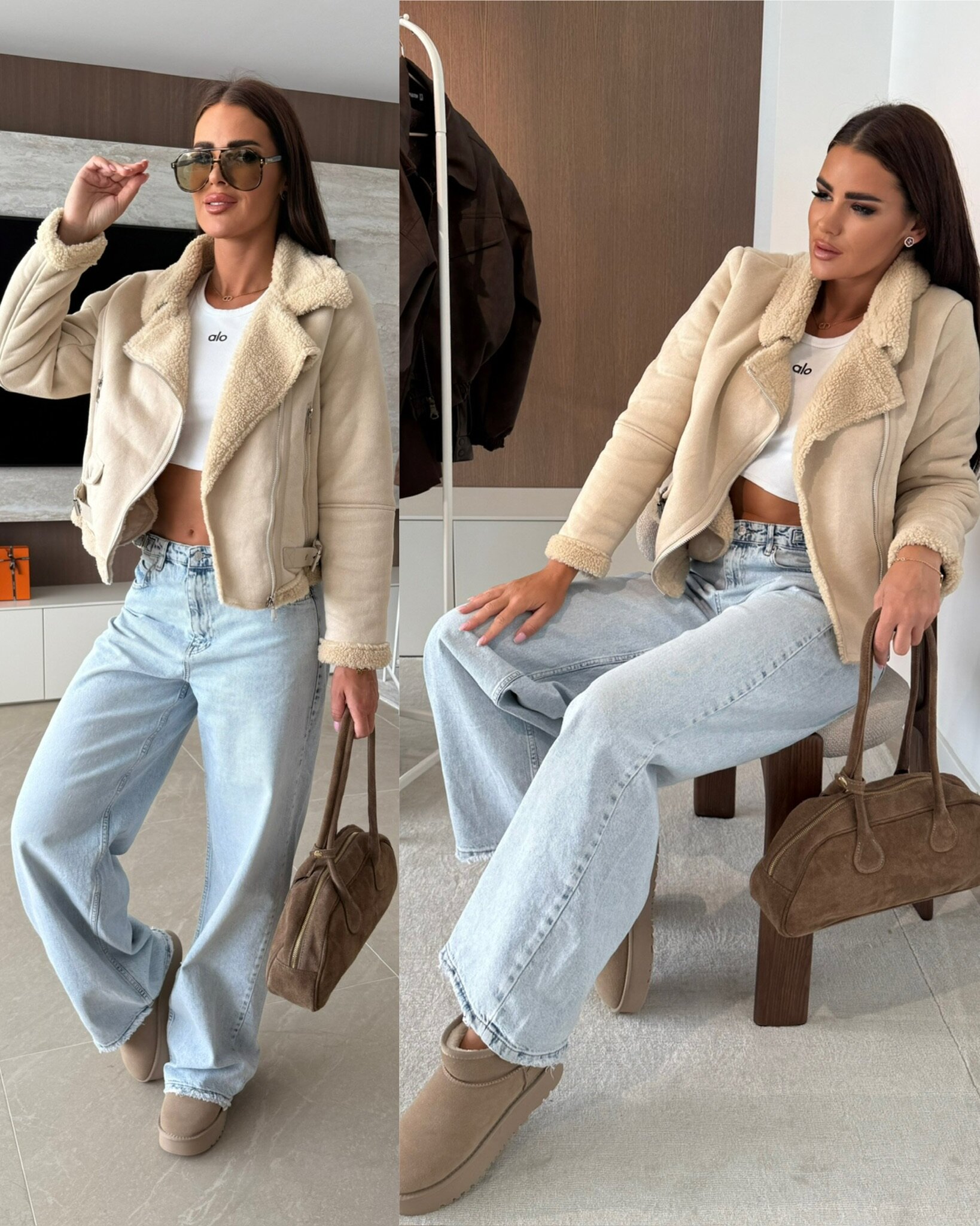 Kurtka Henrique jasnobeżowa 