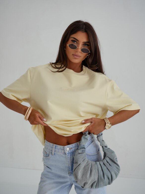 T-shirt Lorento butter yellow