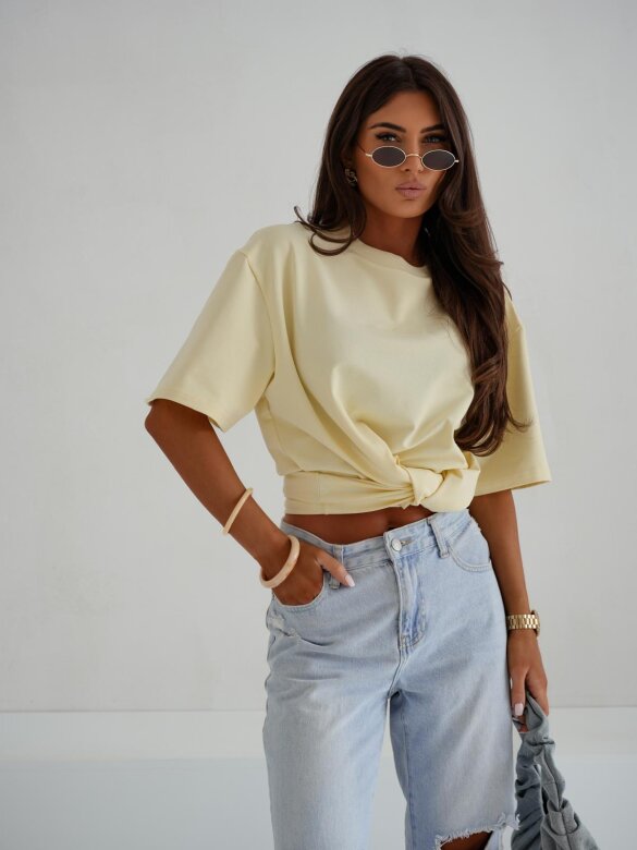 T-shirt Lorento butter yellow