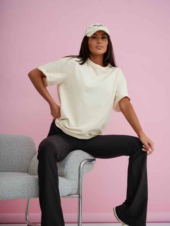 T-shirt Lorento jasnobeżowy 