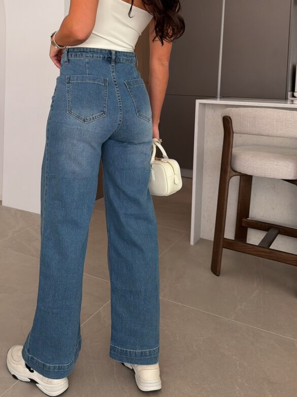 Spodnie Attar niebieskie