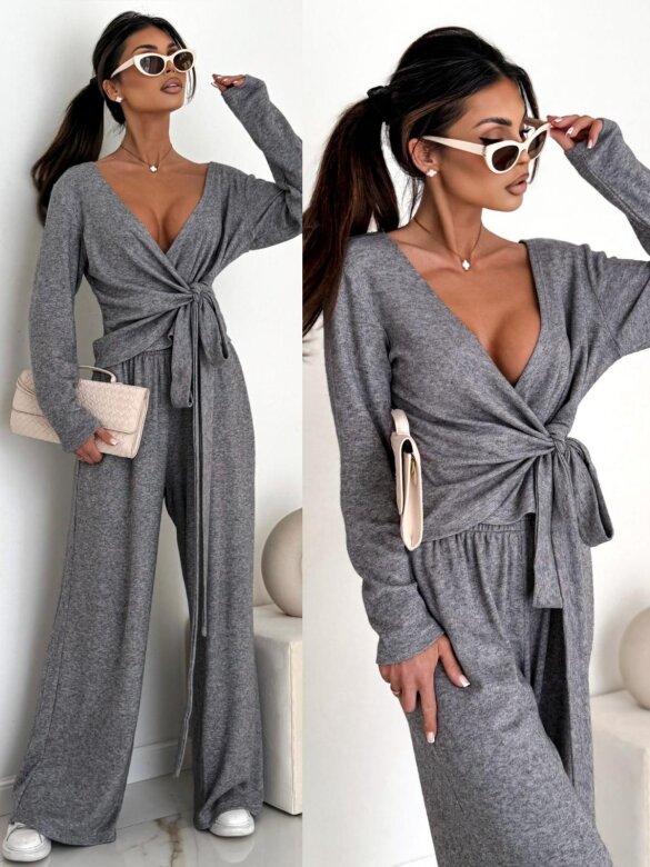 Komplet 2w1 Olyo grafitowy