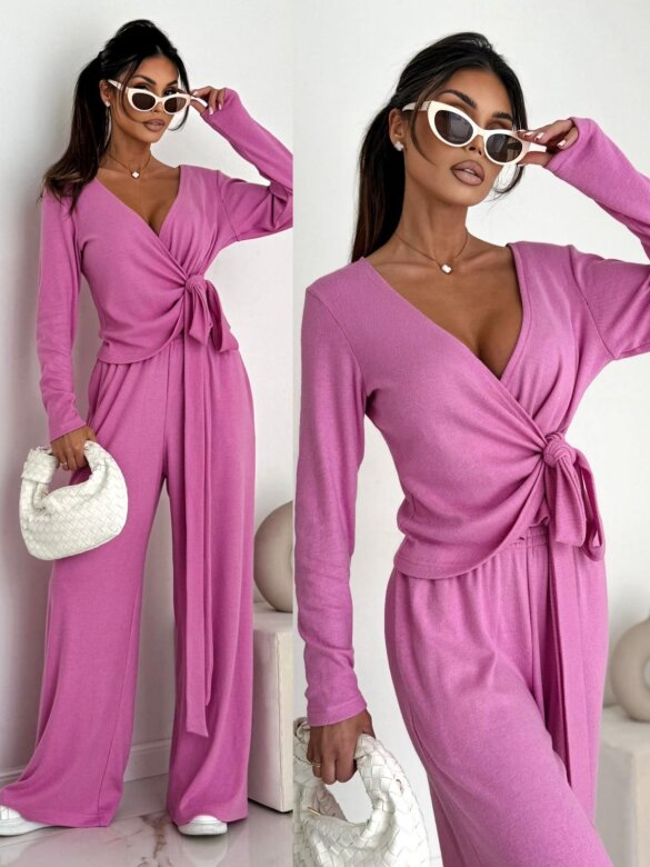 Komplet 2w1 Olyo różowy 