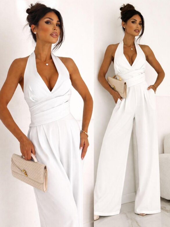 Jumpsuit Solviro white