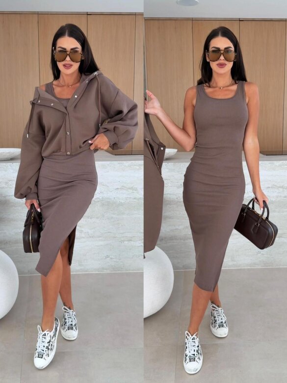 Komplet 2w1 Geno czekoladowy 