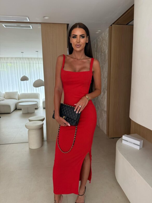 Sukienka Lentina maxi czerwona 