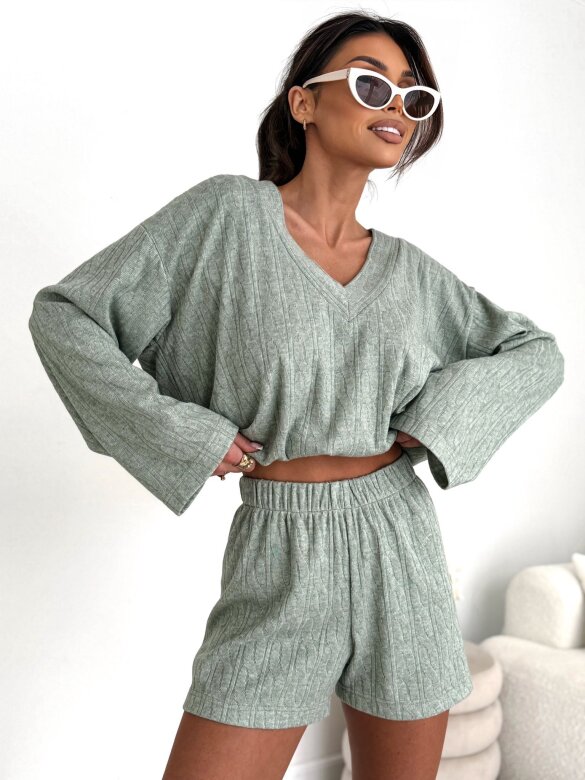 Komplet 2w1 Perli matcha