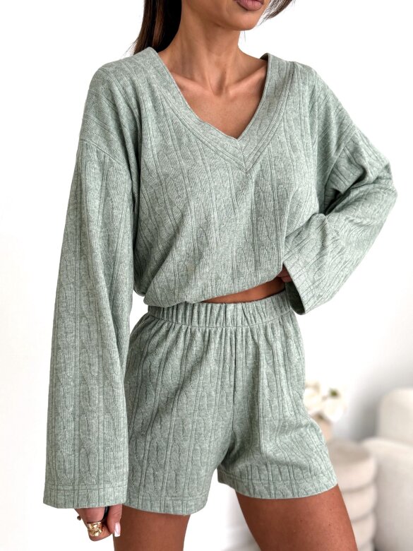 Komplet 2w1 Perli matcha