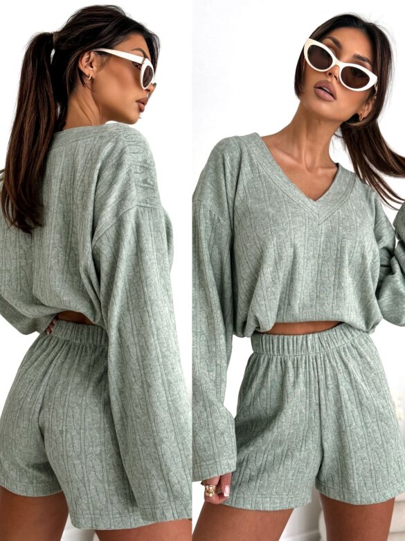 Komplet 2w1 Perli matcha