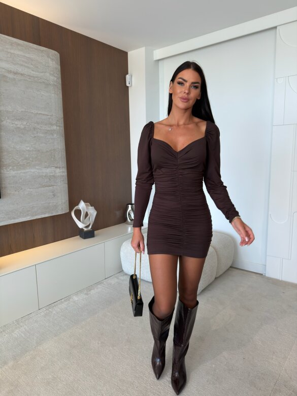 Dress Verona chocolate