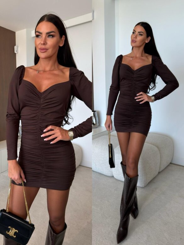 Dress Verona chocolate