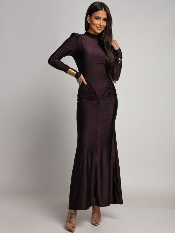 Sukienka Morvella czekoladowa