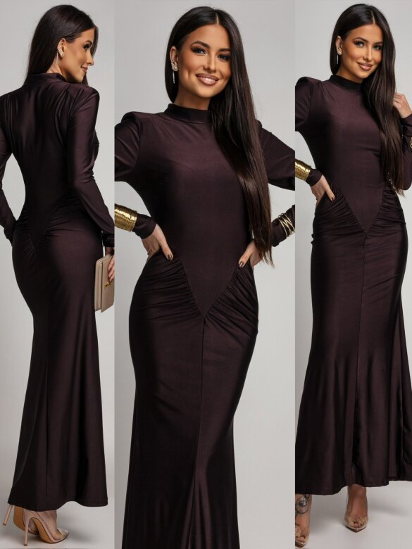 Sukienka Morvella czekoladowa