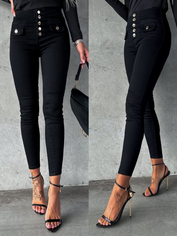 Spodnie Janis jeans czarne