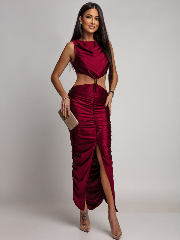 Sukienka Tessaro maxi czerwona