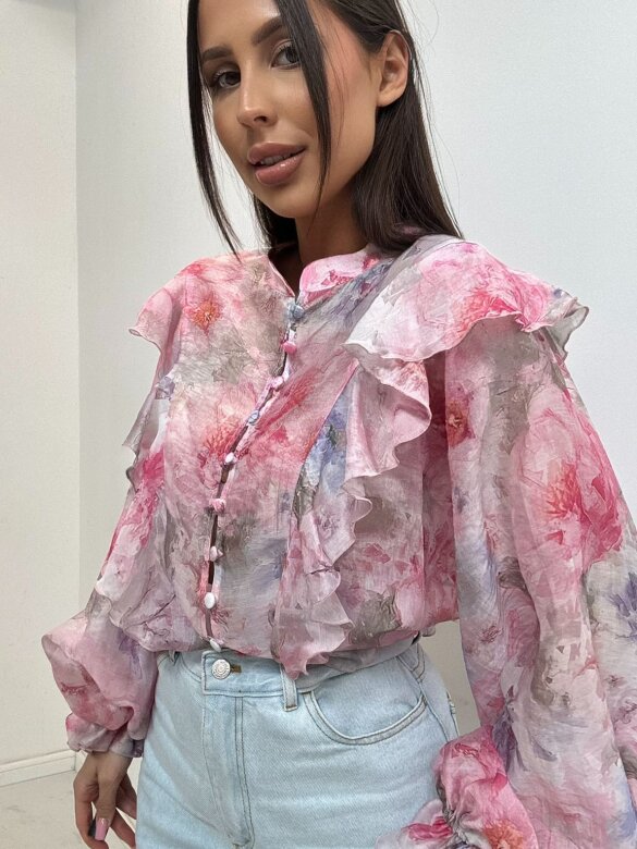 Blouse Octavia powder-pink