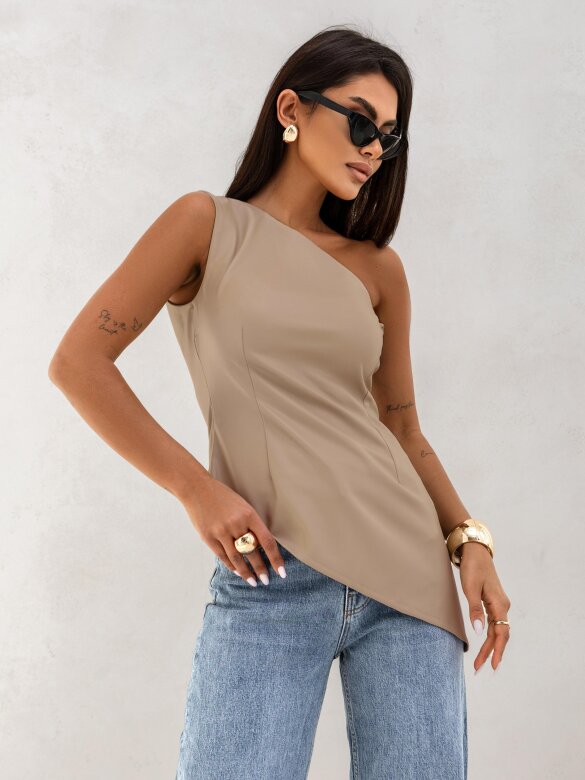 Top Owens eko skóra cappuccino