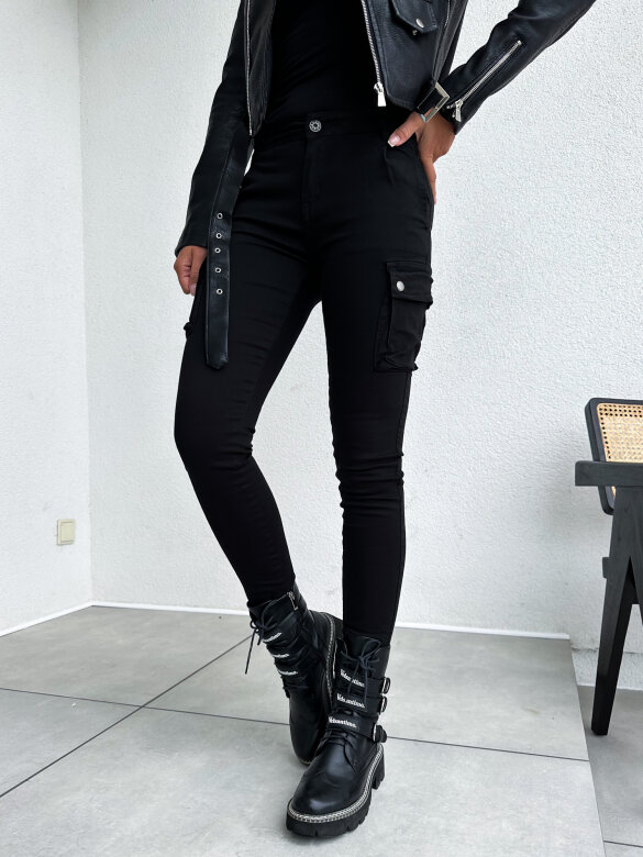 Spodnie Leander jeans czarne
