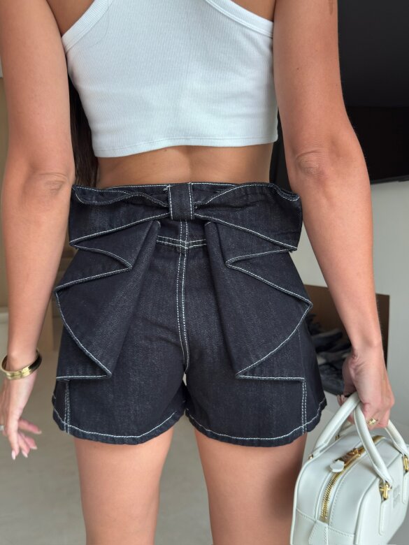 Szorty Afare jeans czarne 