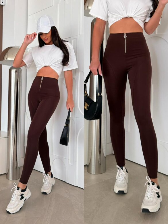 Legginsy Lovi czekoladowe 