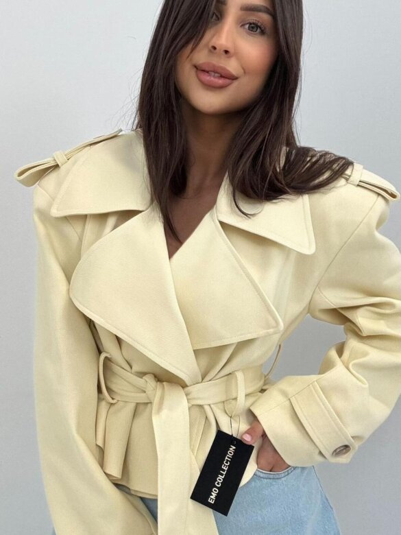 Kurtka Primavera cytrynowa 