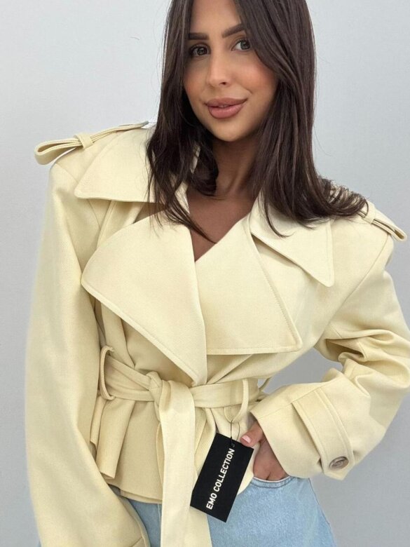 Kurtka Primavera cytrynowa 