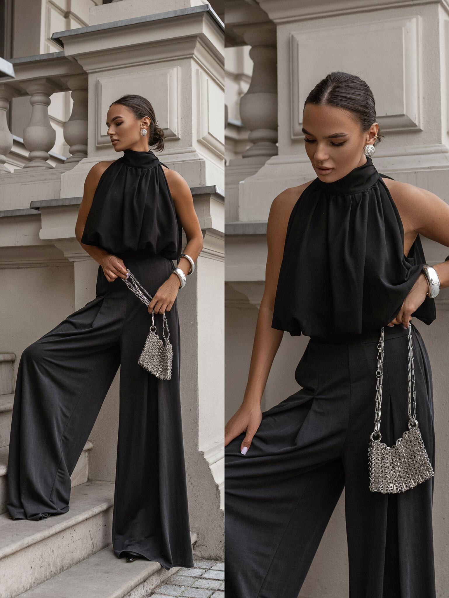 Spodnie Orsaye grafitowe