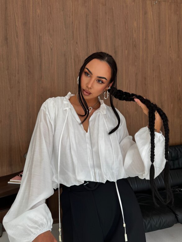 Blouse Emma viscose white