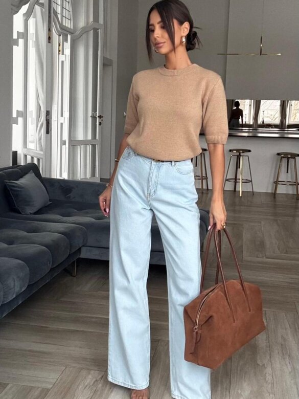 Sweter Airis karmelowy