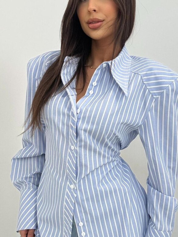 Shirt Clarissa striped blue-white