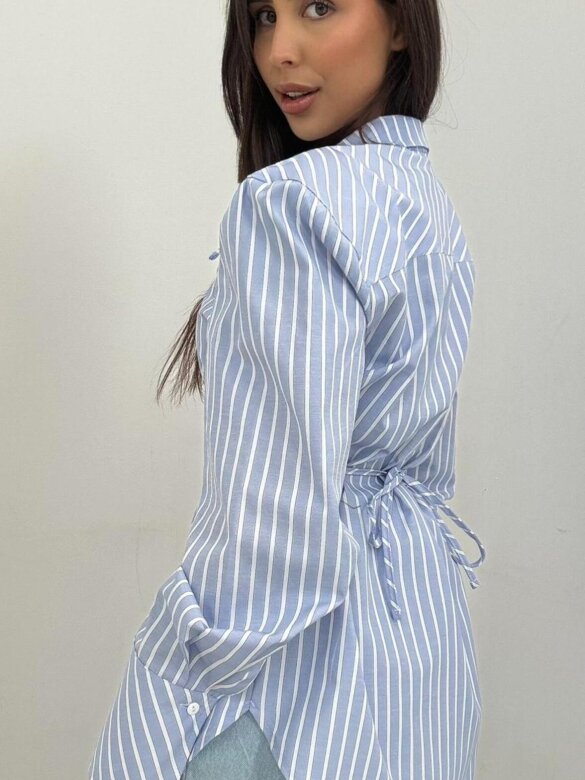 Shirt Clarissa striped blue-white