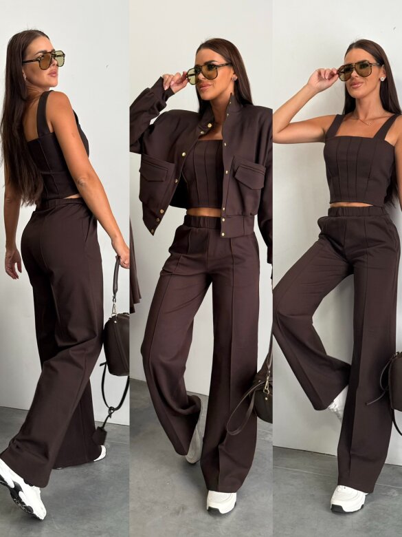 Spodnie Avano czekoladowe