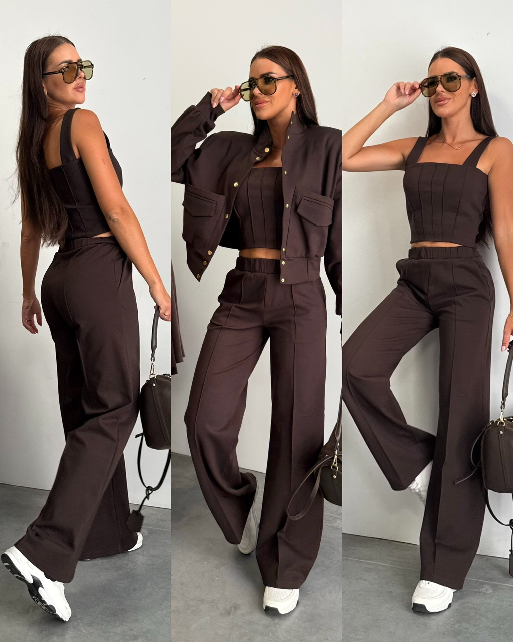 Spodnie Avano czekoladowe