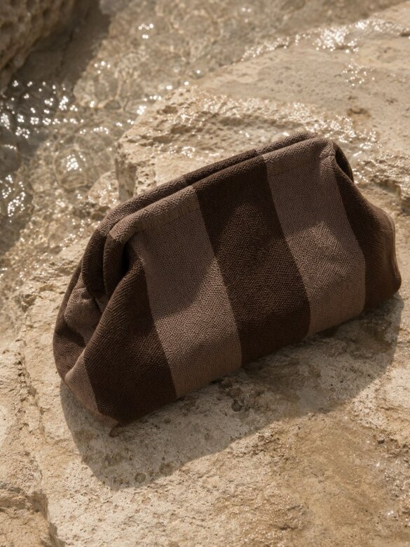 Handbag Mila chocolate-beige
