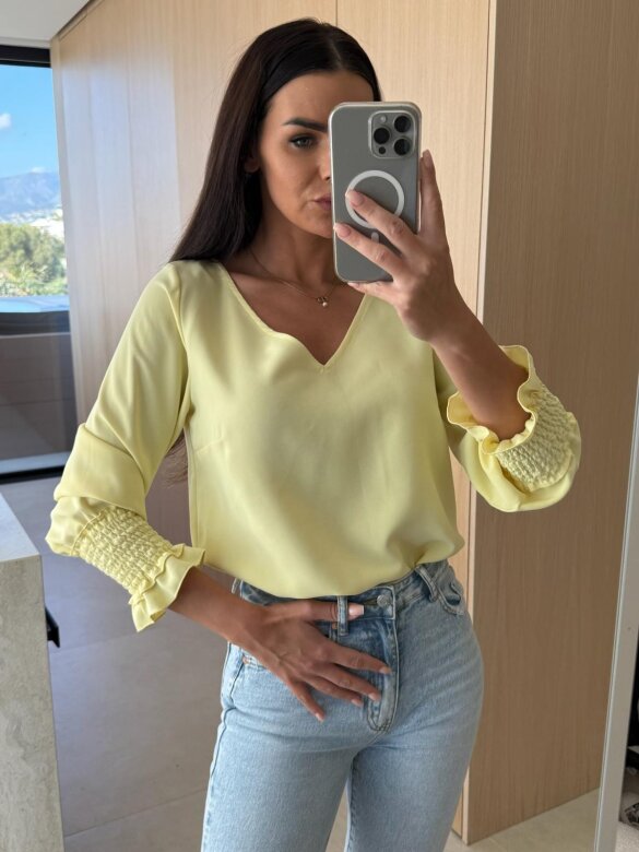 Bluzka Simple Beauty żółta