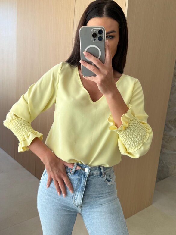 Bluzka Simple Beauty żółta