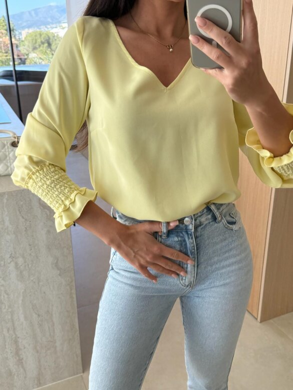 Bluzka Simple Beauty żółta