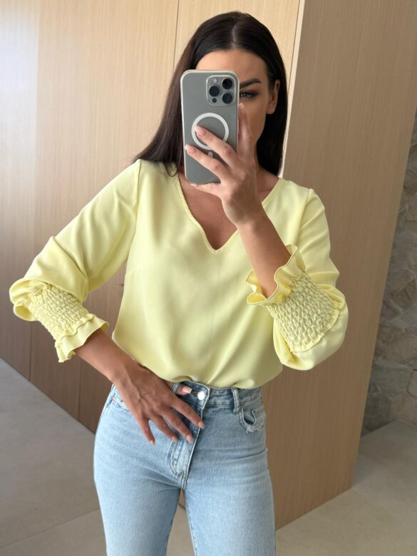 Bluzka Simple Beauty żółta