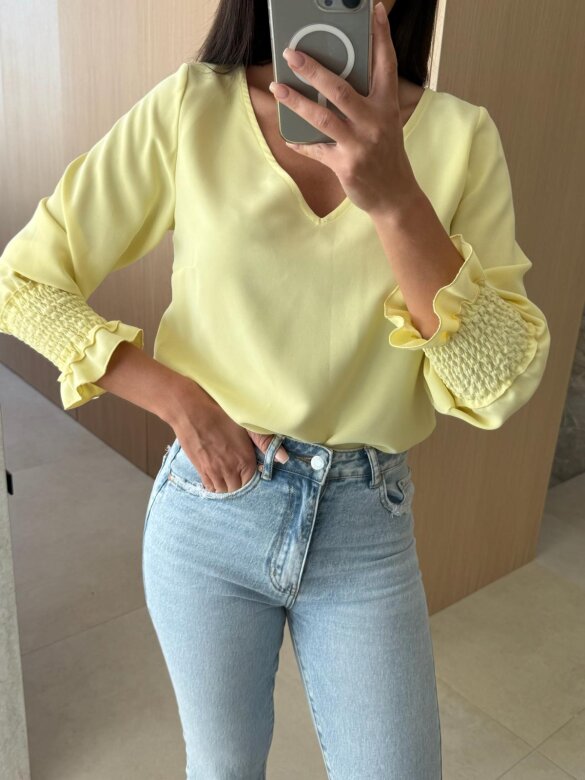 Bluzka Simple Beauty żółta