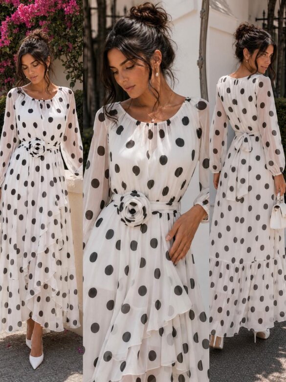 Dress Dream Allure white-black