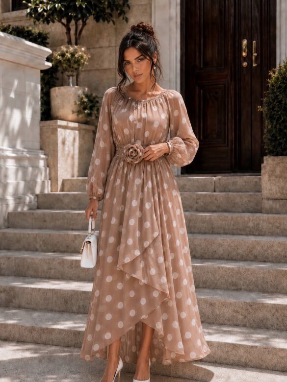 Dress Dream Allure beige-white