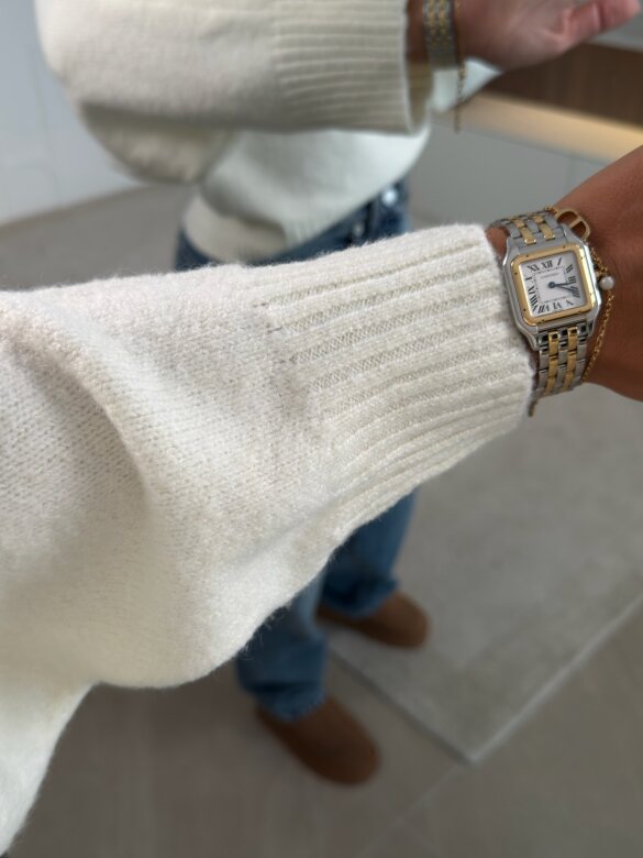 Sweater Nodriso with wool ecru