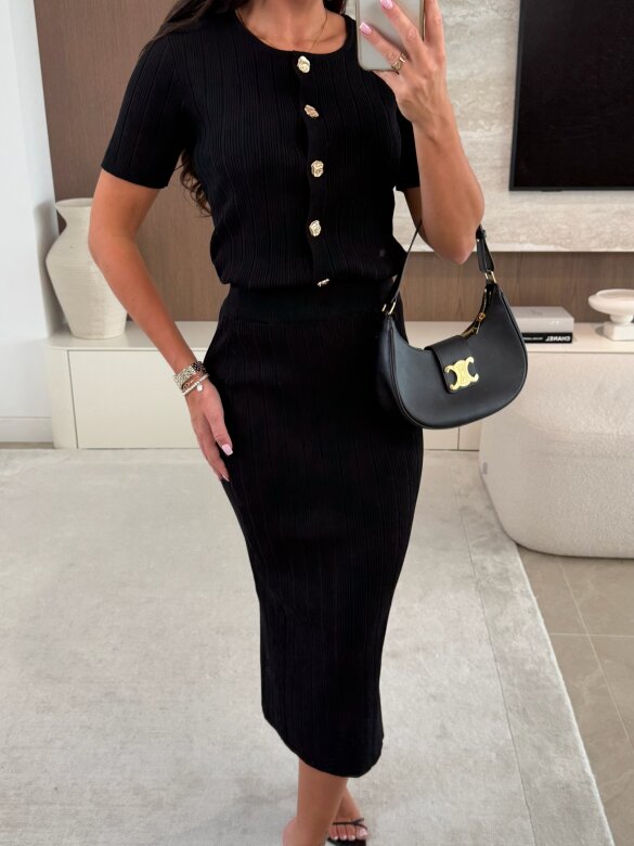 Komplet 2w1 Diosi czarny