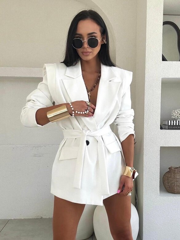 Blazer Fashion Outline white