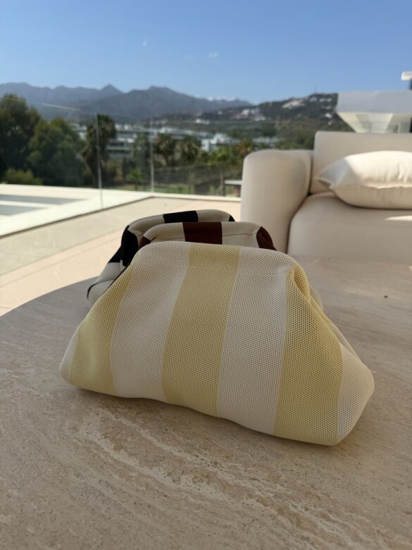 Handbag Mila brown-beige