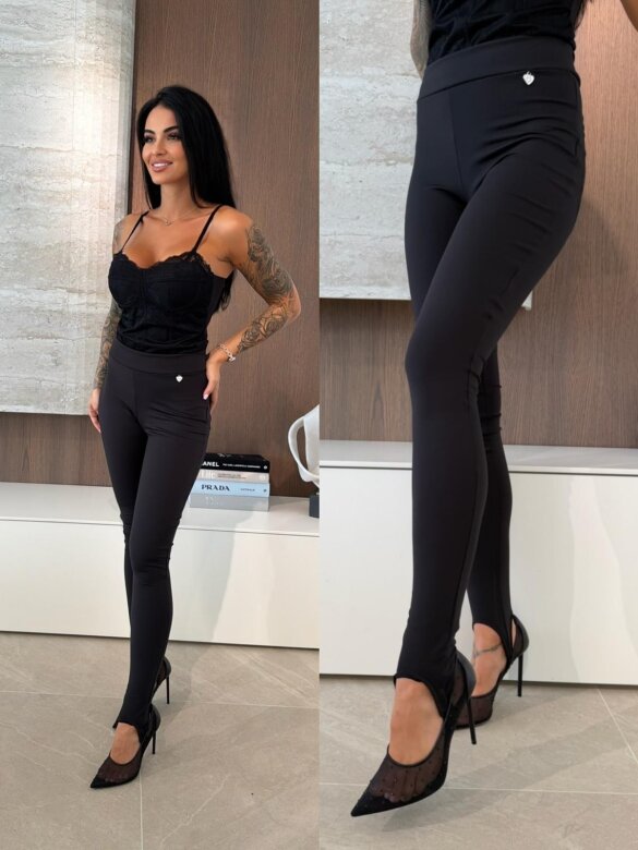 Legginsy Tamille narciarki ocieplane czarne 