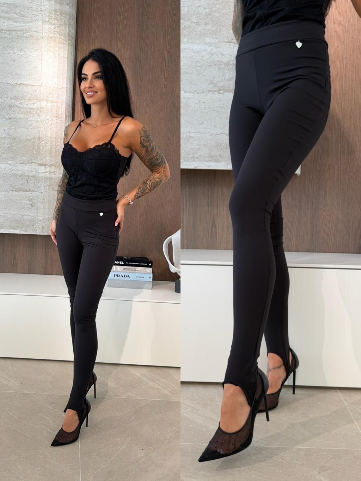 Legginsy Tamille narciarki ocieplane czarne 